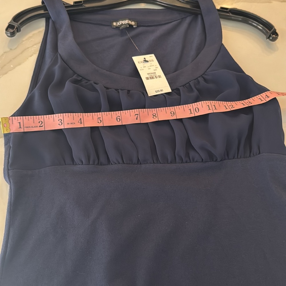 NWT Express navy tank camisole M - Picture 5 of 6